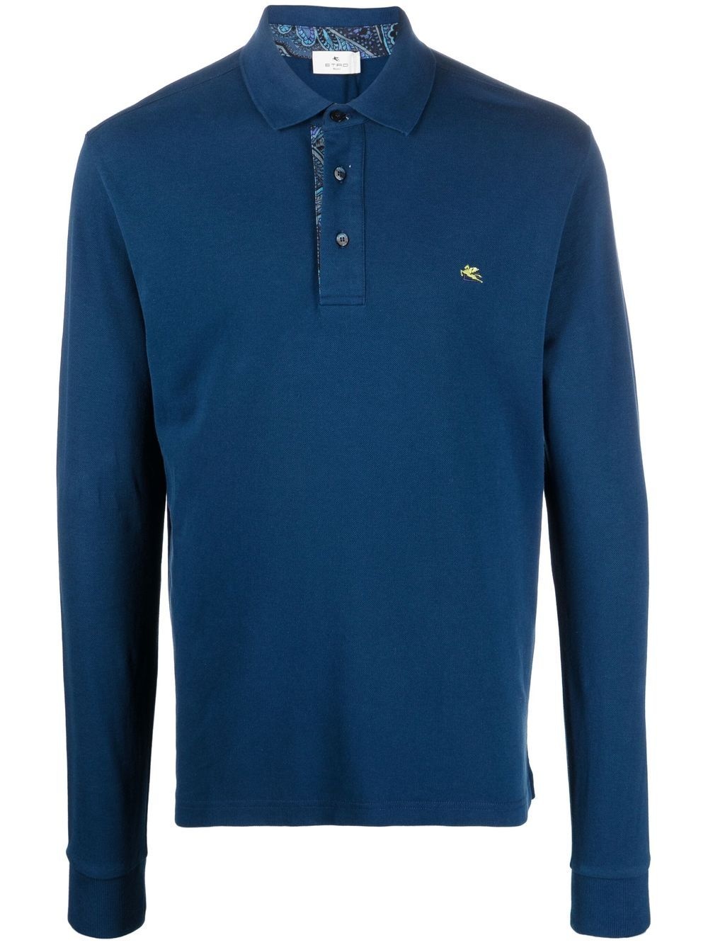 long-sleeve polo shirt - 1