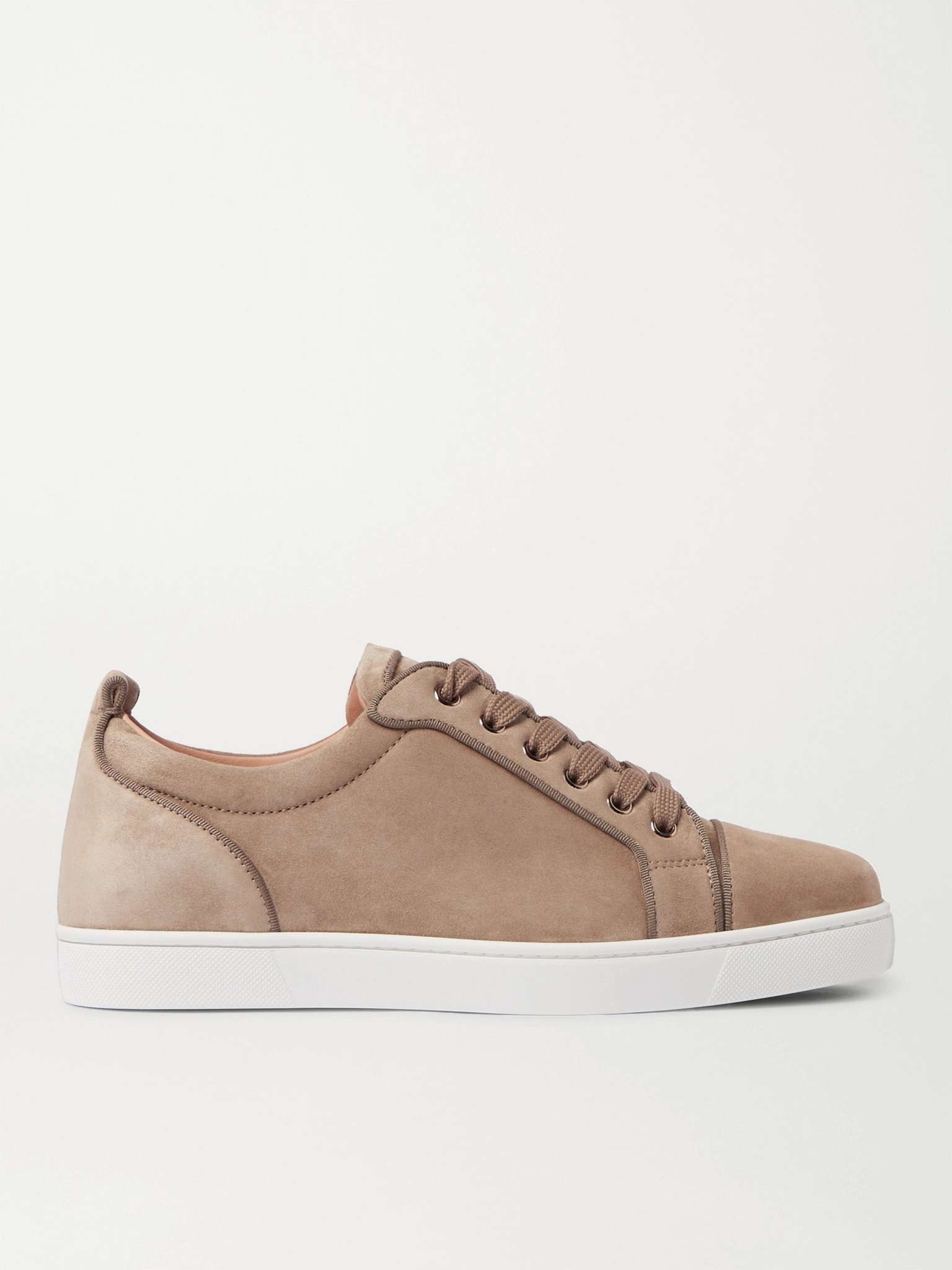 Louis Junior Orlato Grosgrain-Trimmed Suede Sneakers - 1