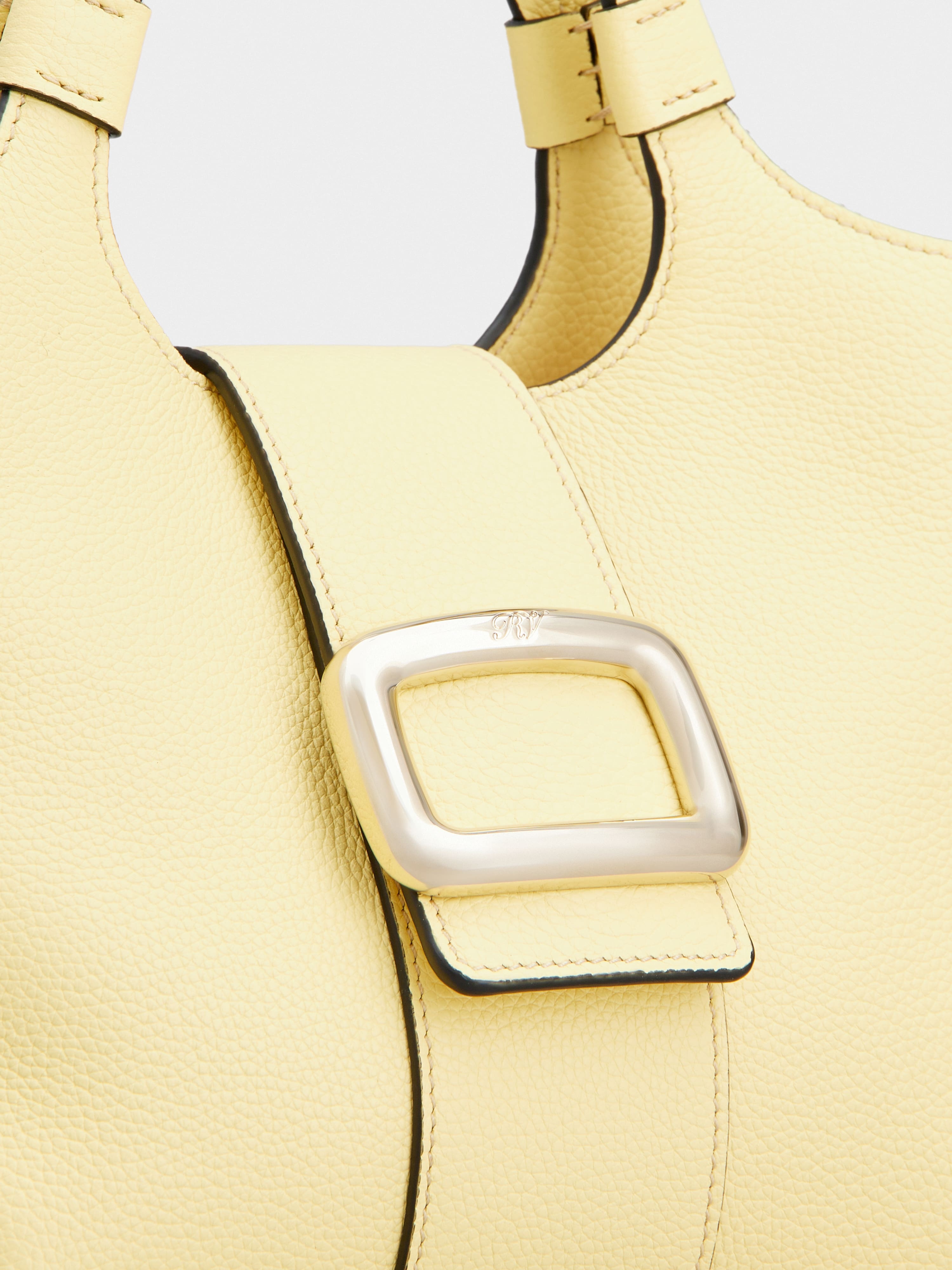 Viv' Choc Mini Shopping Bag in Leather - 9