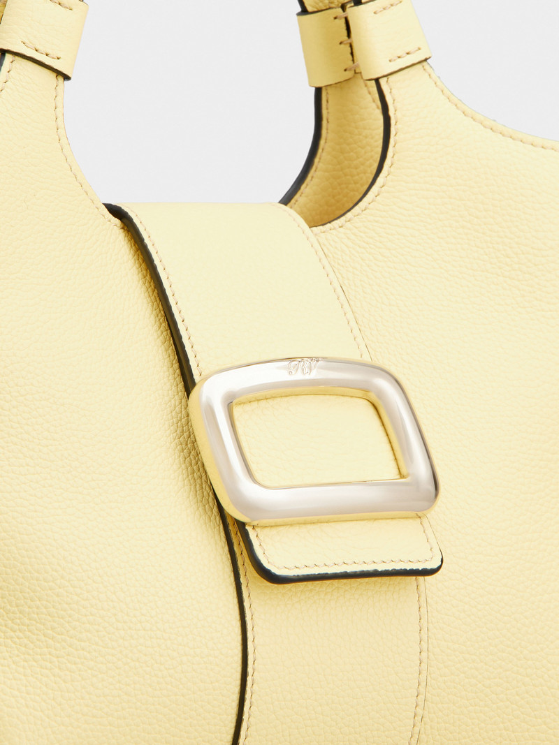 Viv' Choc Mini Shopping Bag in Leather 9