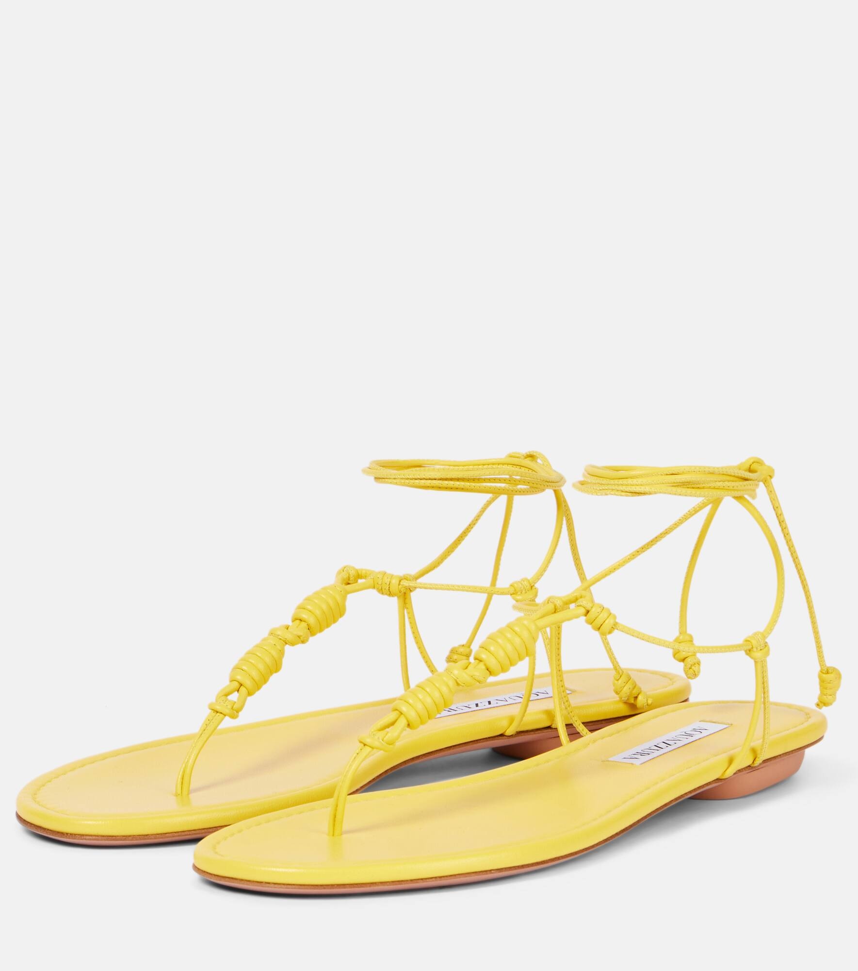 Oaxaca leather thong sandals - 4