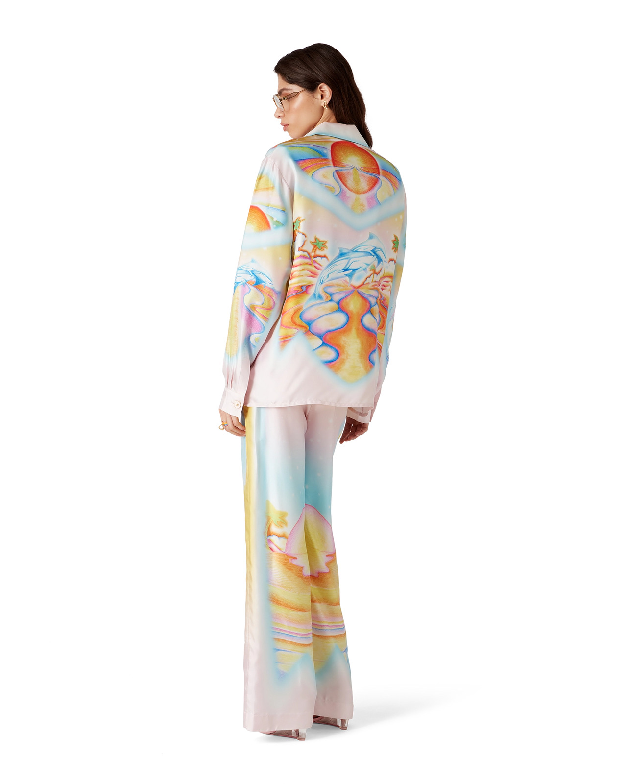 Psychedelic Nirvana Silk Trousers | Casablanca Paris - 3