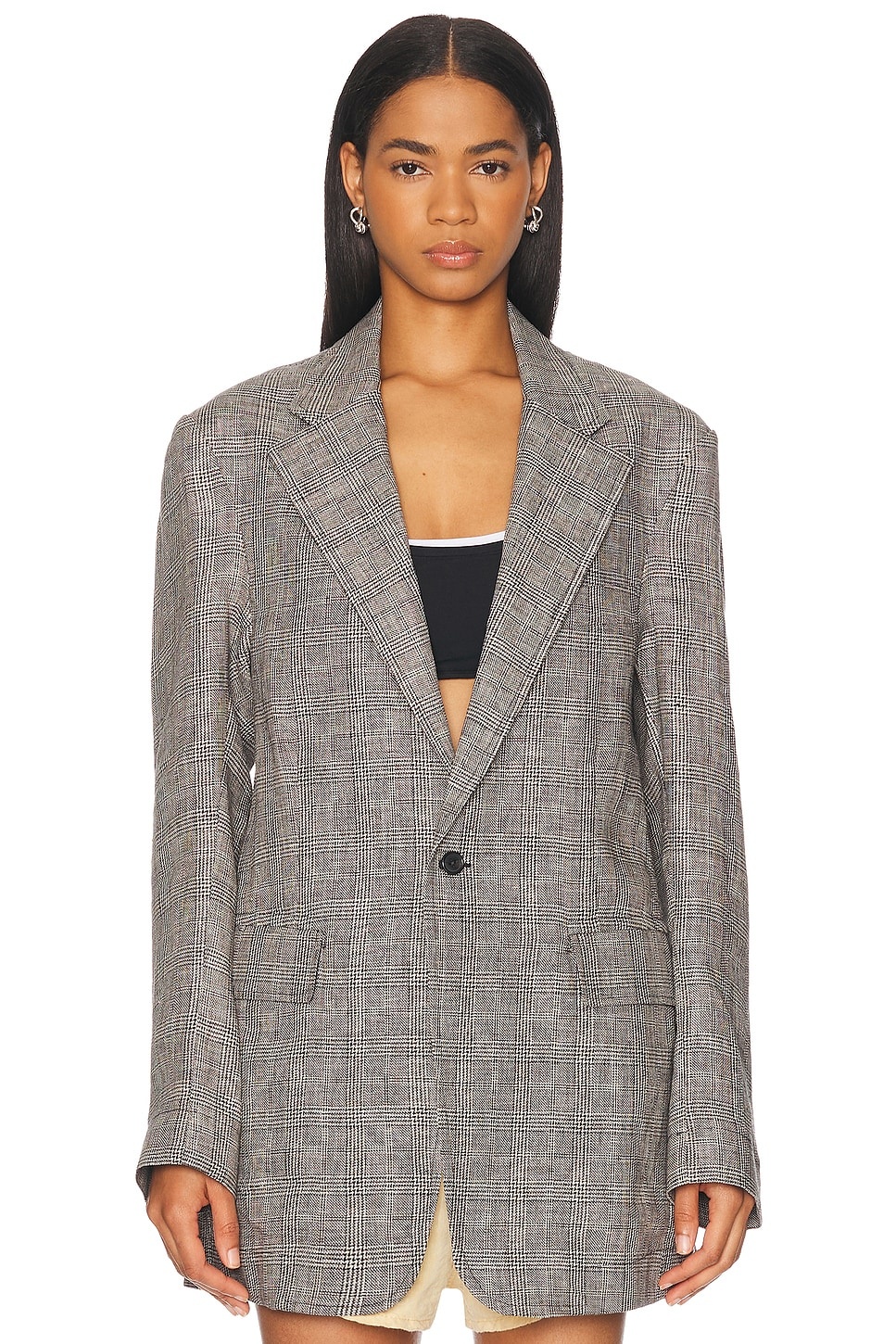 Oversized Ragged Blazer - 2