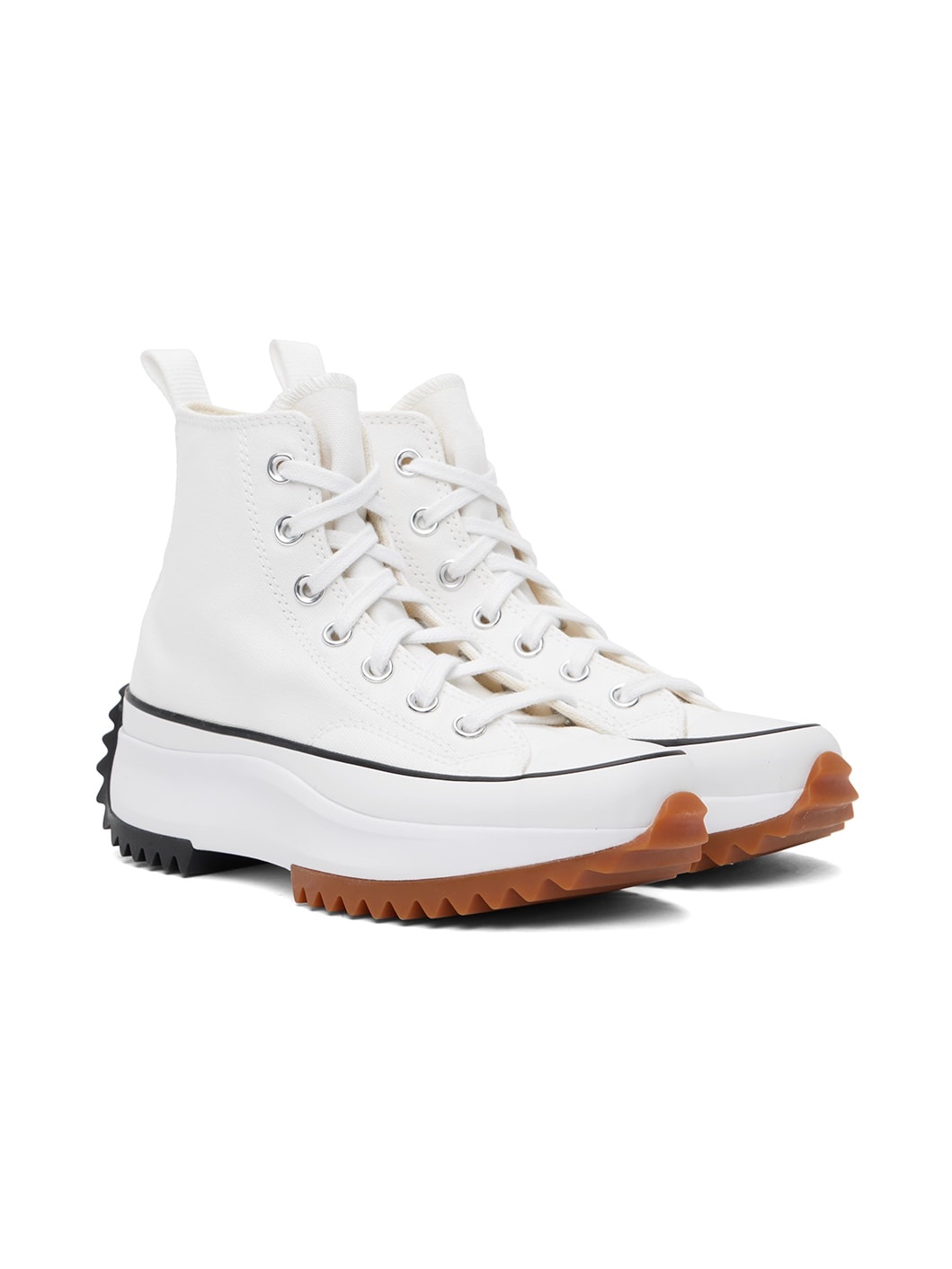 White Run Star Hike High Top Sneakers - 4