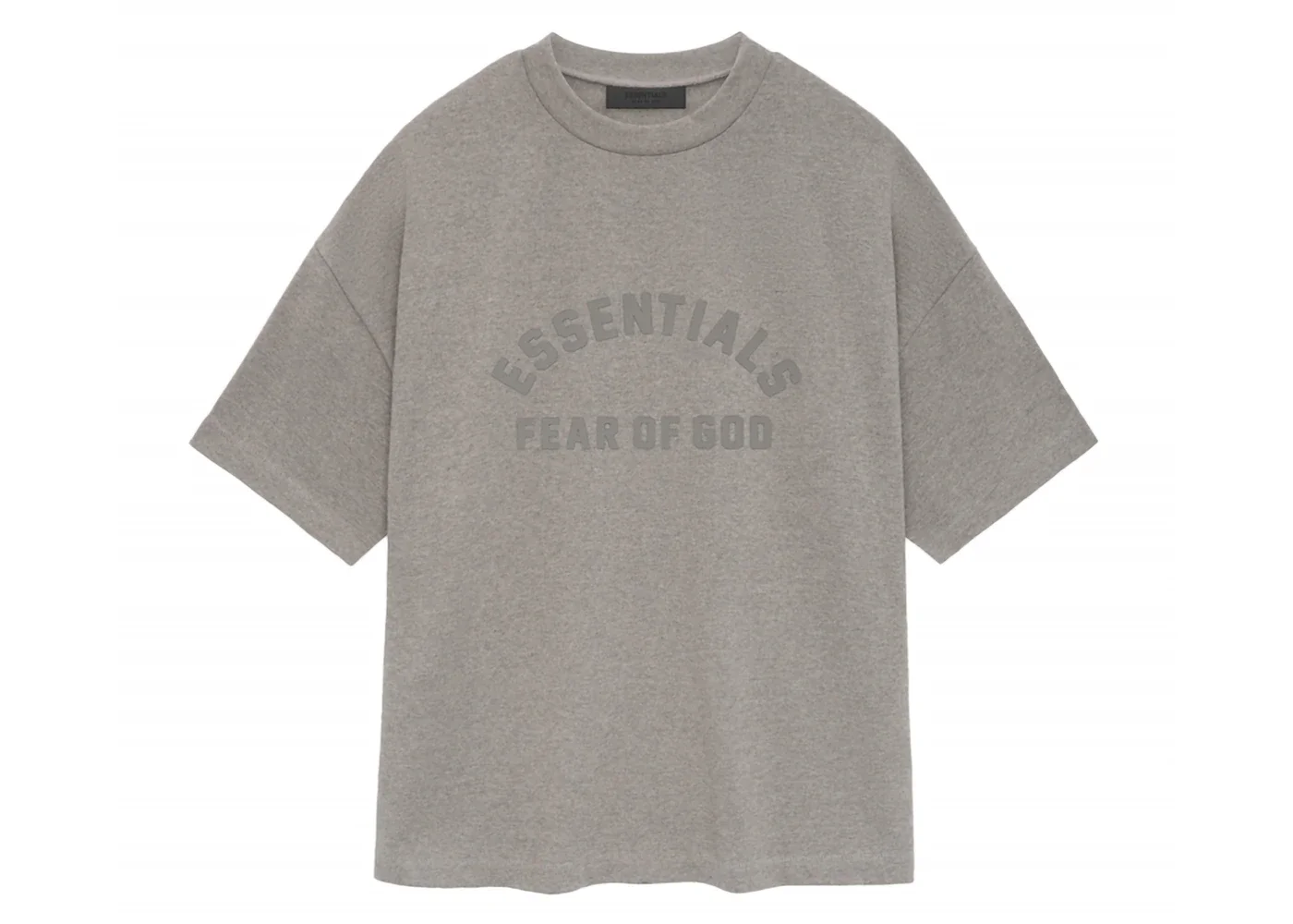Fear of God Essentials Core Collection Heavy S/S Tee Heather Grey - 1