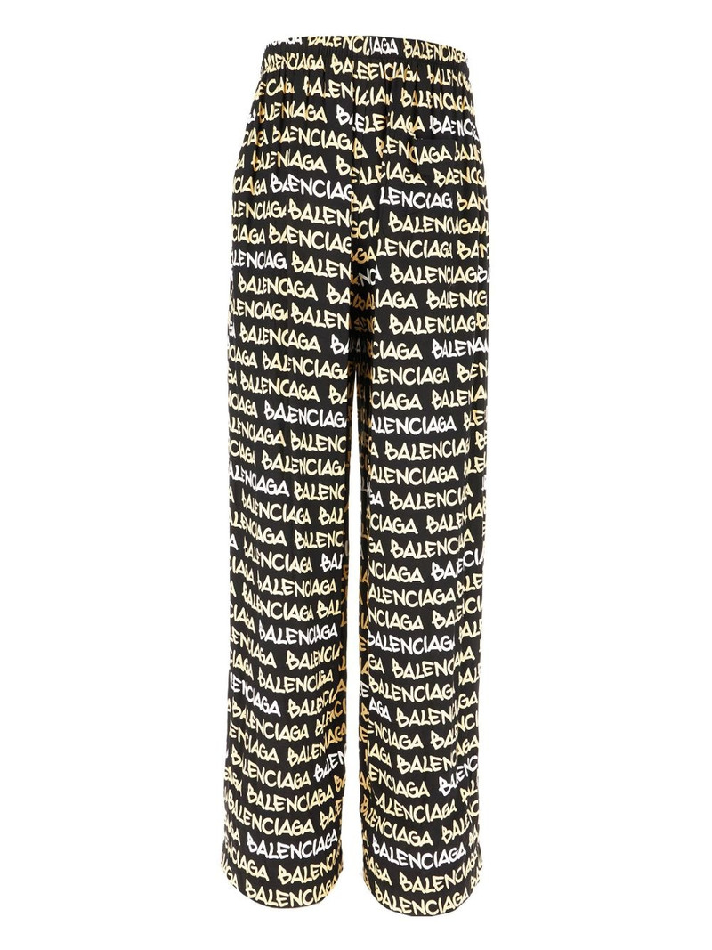 BALENCIAGA logo-print pants outlook