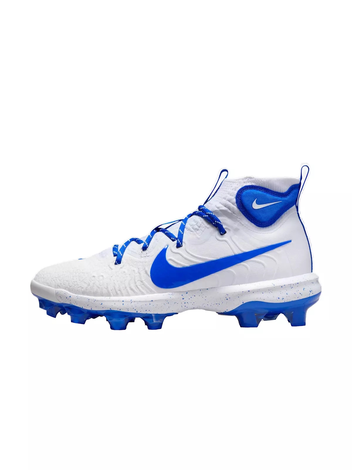 Alpha Huarache NXT MCS "White/Royal" Men's Baseball Cleat - 2