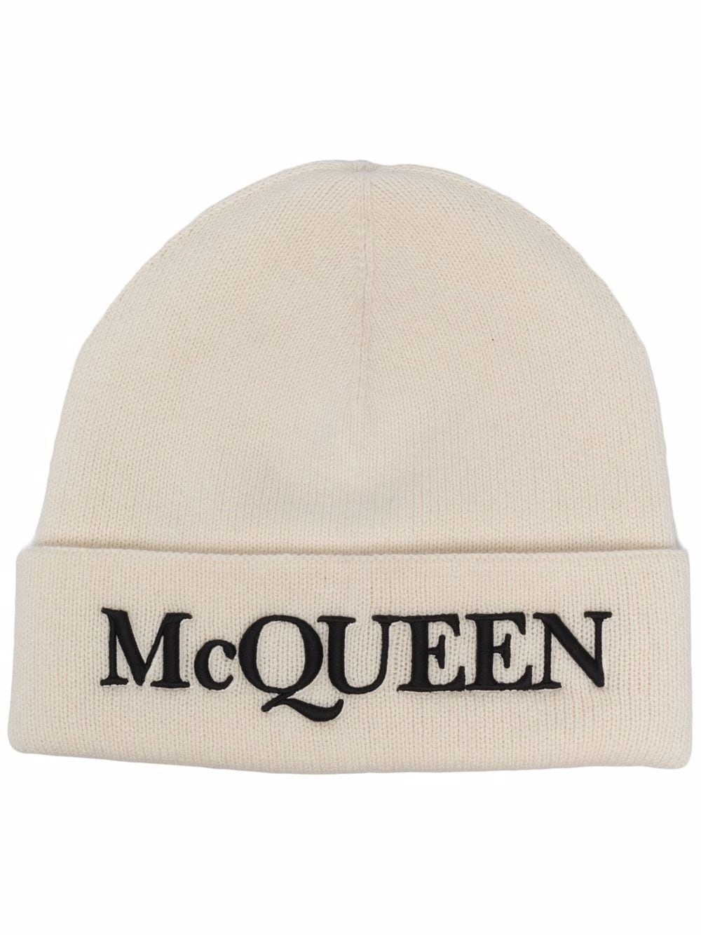 embroidered-logo beanie - 1