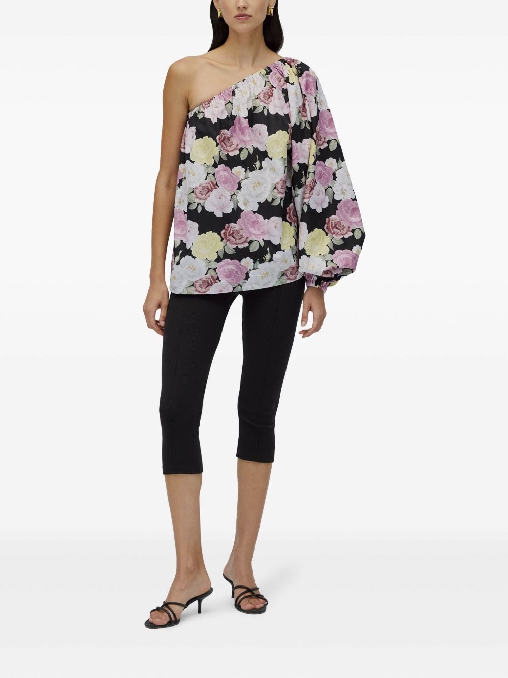 one-shoulder blouse - 2