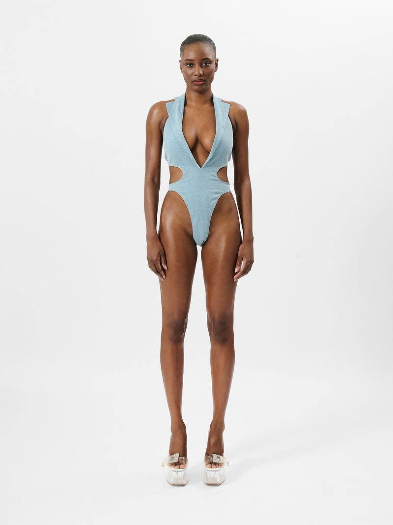 POSTER GIRL PORTIA BODYSUIT BLUE DENIM outlook