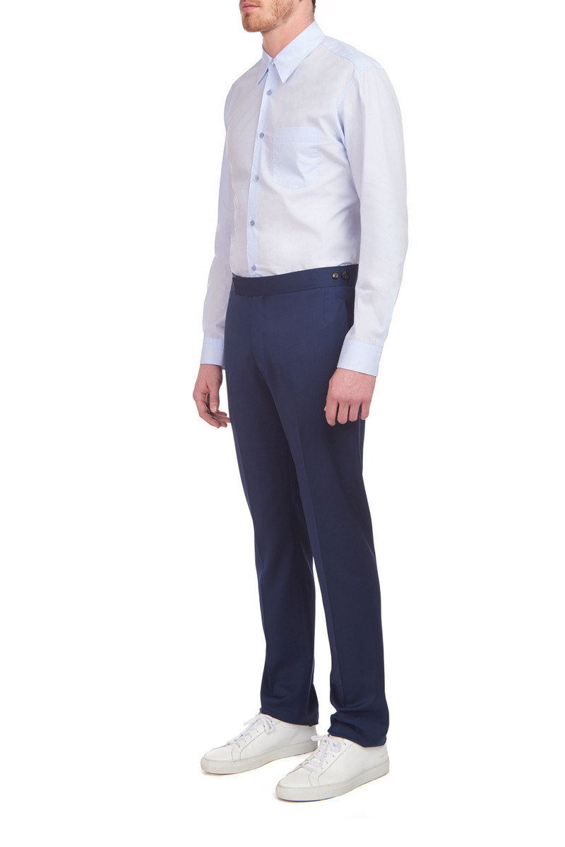 GABRIELA HEARST Reyes Shirt in Light Blue Cotton outlook
