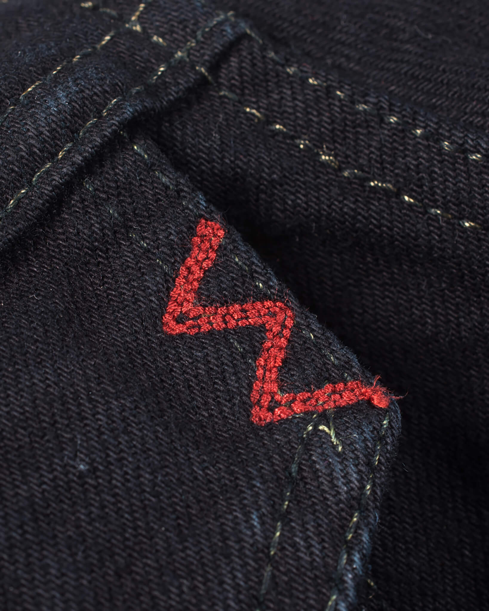 IH-526J-142OD 14oz Selvedge Denim Modified Type III Jacket - Indigo Overdyed Black - 7