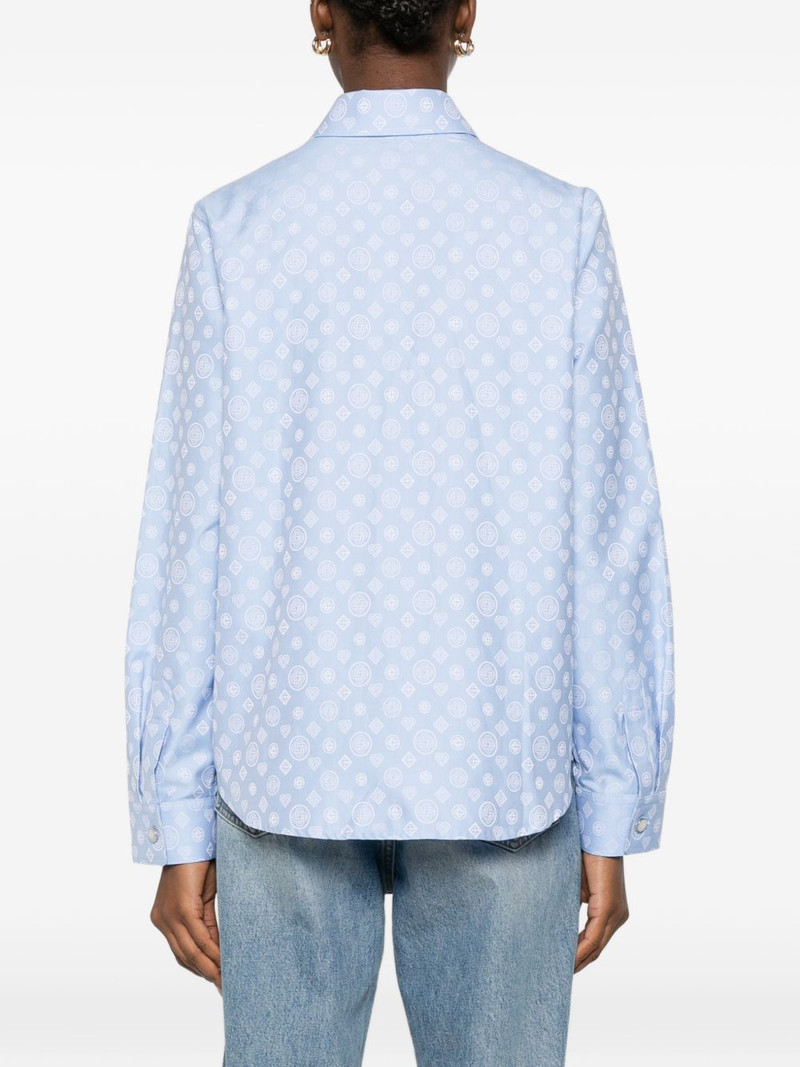 monogram-patterned shirt 4