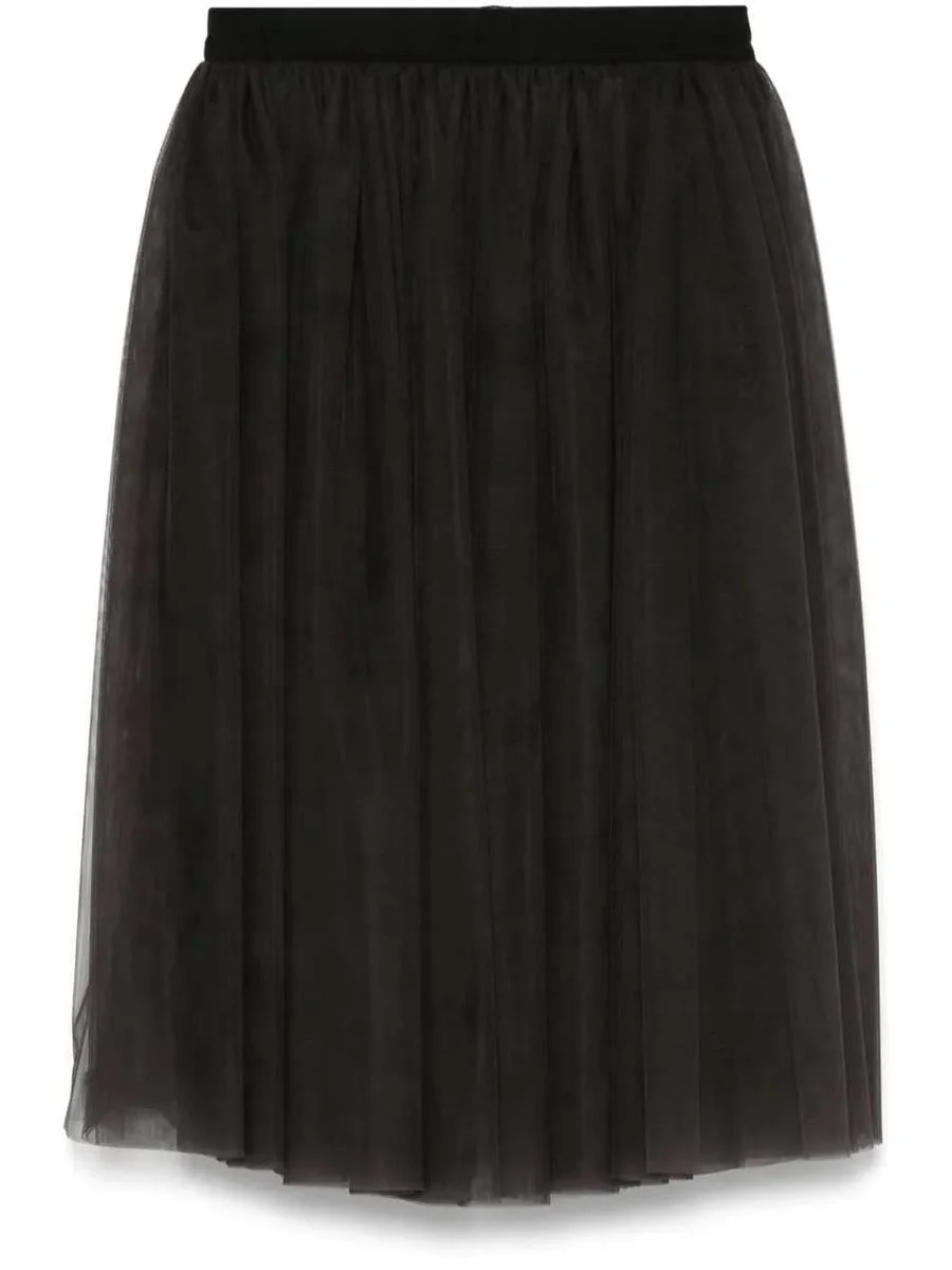 Dolce & Gabbana Tulle Midi Skirt - 1