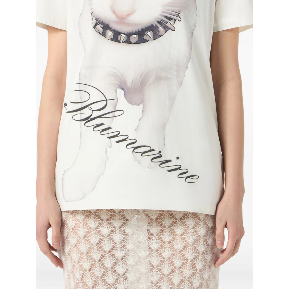 Blumarine White Tops - T-Shirts & Jerseys Women - 2