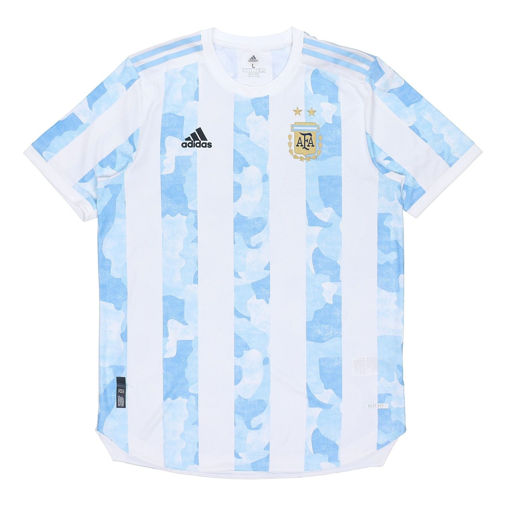 adidas Argentina Home Authentic Jersey 20-21 'Argentinian Blue White' FS6568 - 1