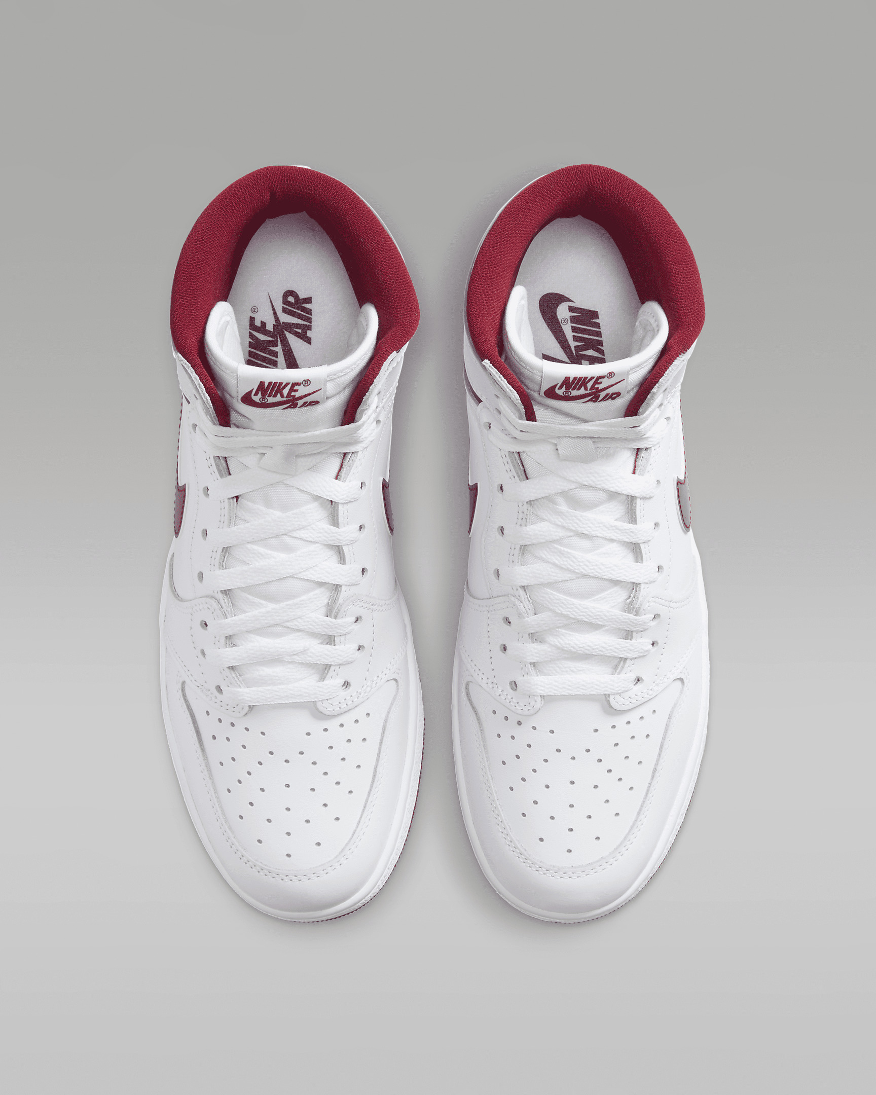 Men's Air Jordan 1 High '85 "Metallic Burgundy" Shoes - 4