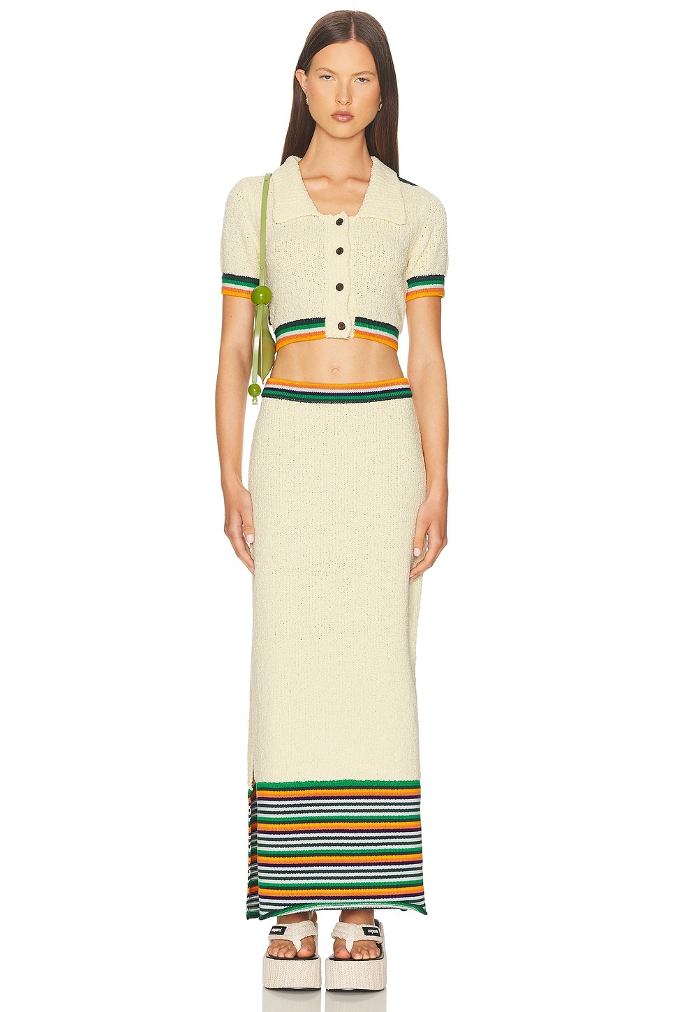 Cropped Polo Top - 4