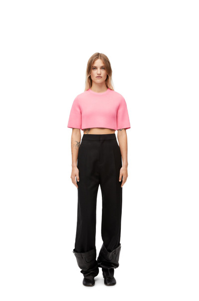 Loewe Reproportioned top in viscose blend outlook