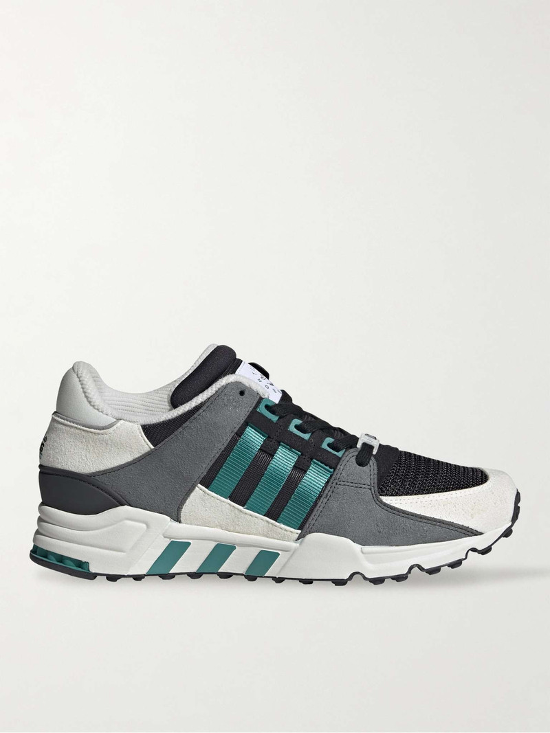 EQT Support 93 Canvas-Trimmed Suede and Mesh Sneakers - 1