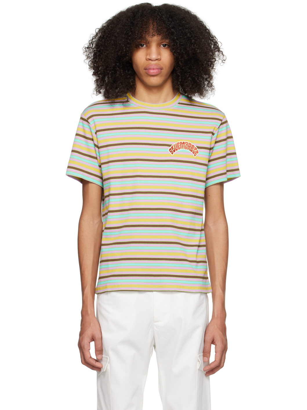 Multicolor Striped T-Shirt - 1