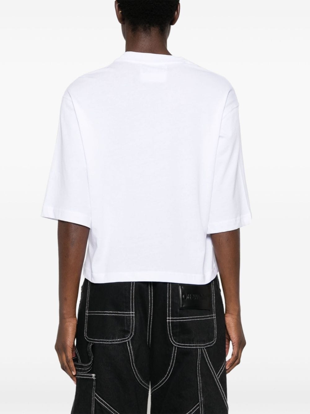 logo-print cotton T-shirt - 4
