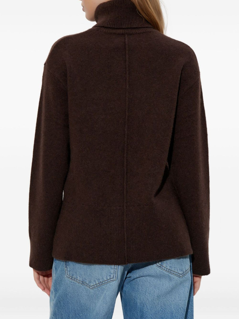 roll-neck panelled sweater 4