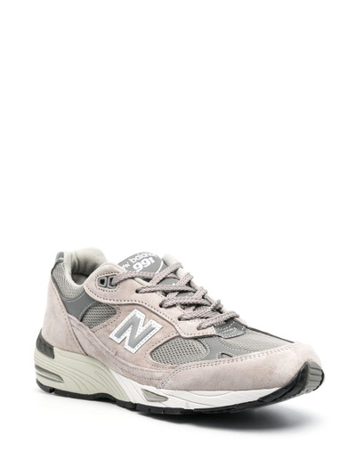 New Balance logo-patch lace-up sneakers outlook