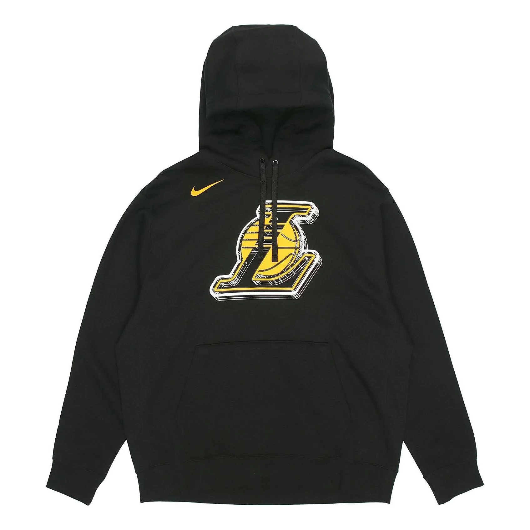 Men's Nike Los Angeles Lakers Lebron James No. 23 NBA Player Long Sleeves Black DN4984-010 - 1