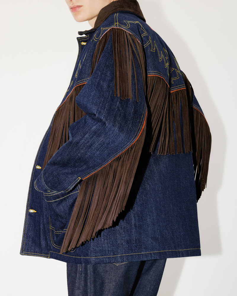 KENZO x LEVI'S® genderless  fringed denim jacket 10