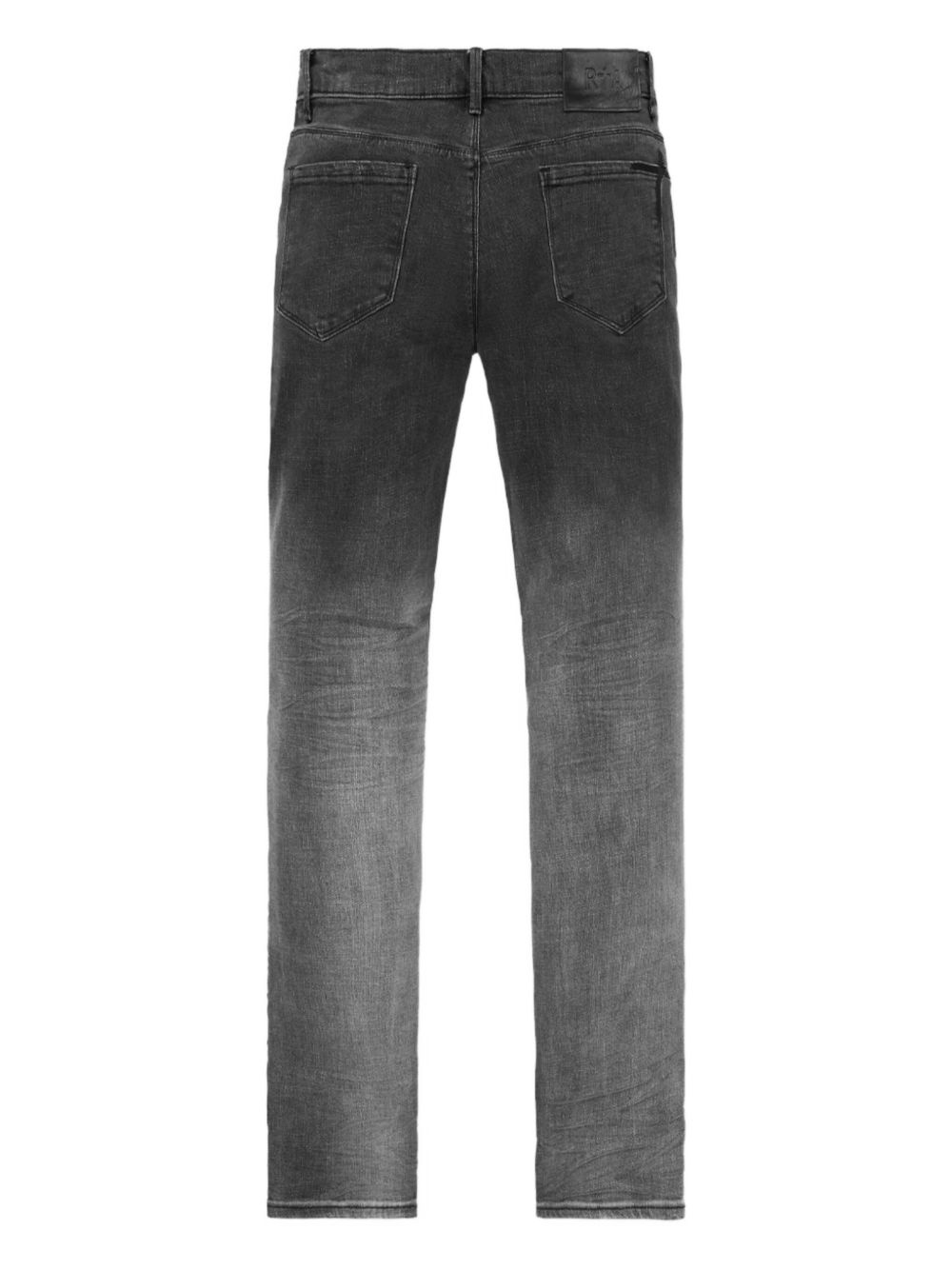 faded-effect jeans - 2