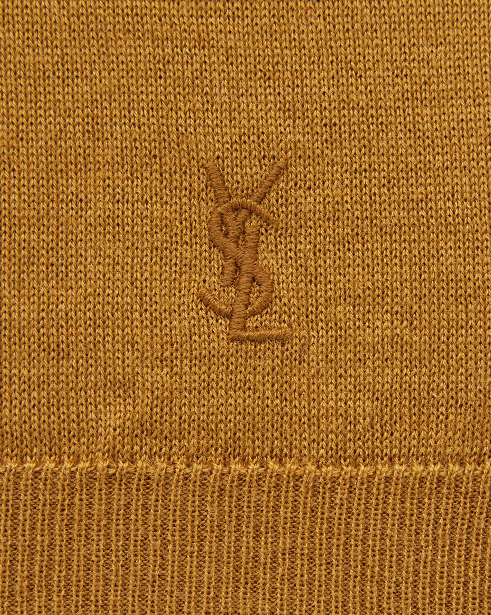 cassandre polo shirt in cashmere, wool, and silk - 3