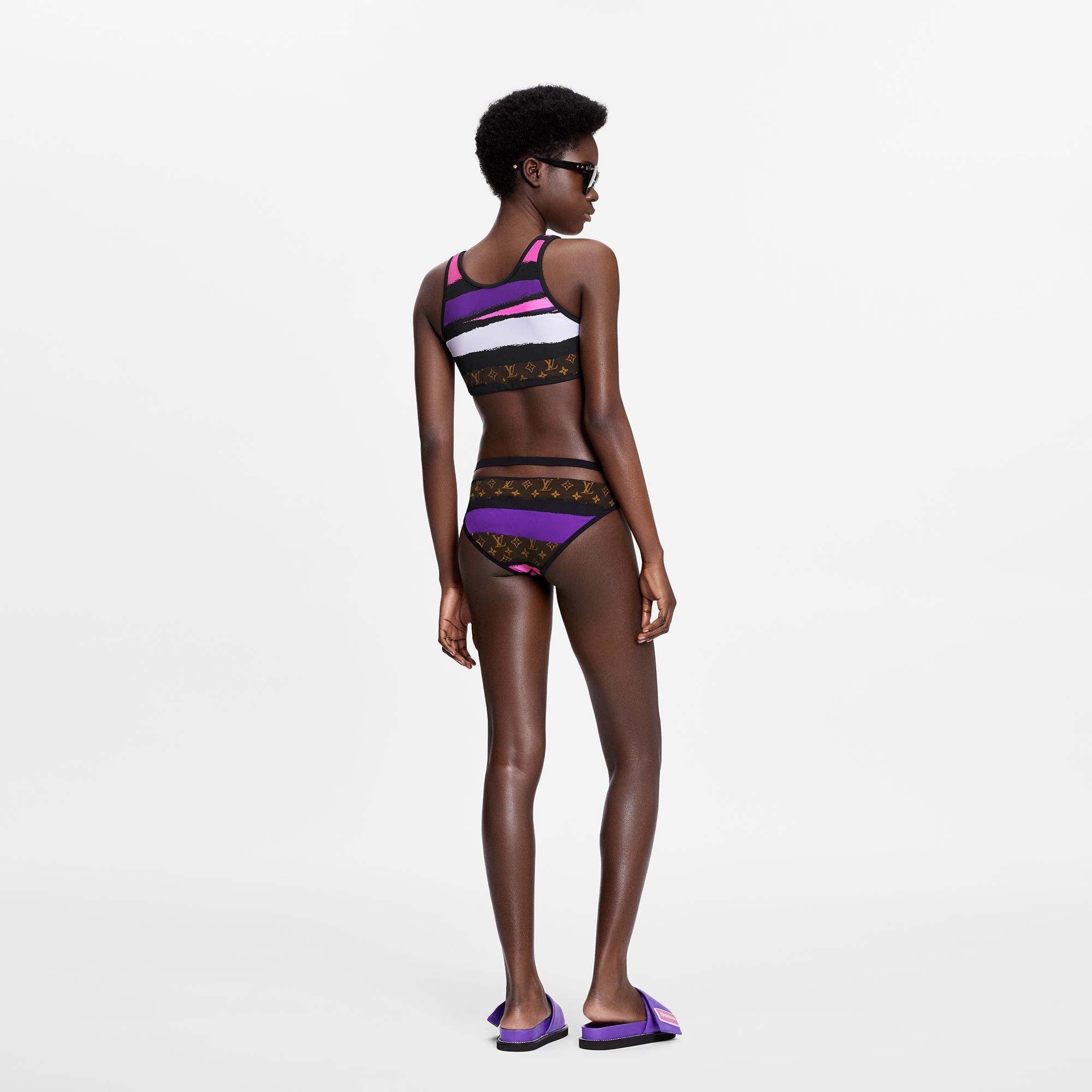 Studded Strap Macro Epi Bikini Bottoms - 4