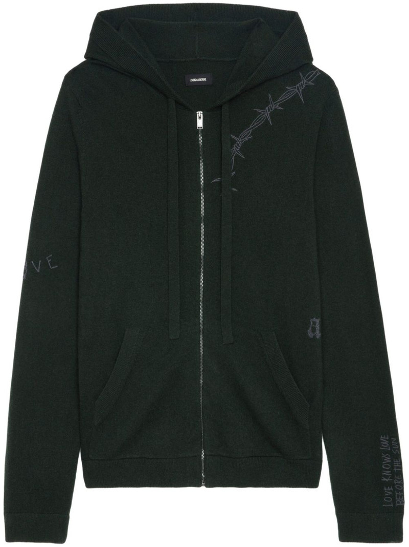 Clash zip-up hoodie 1