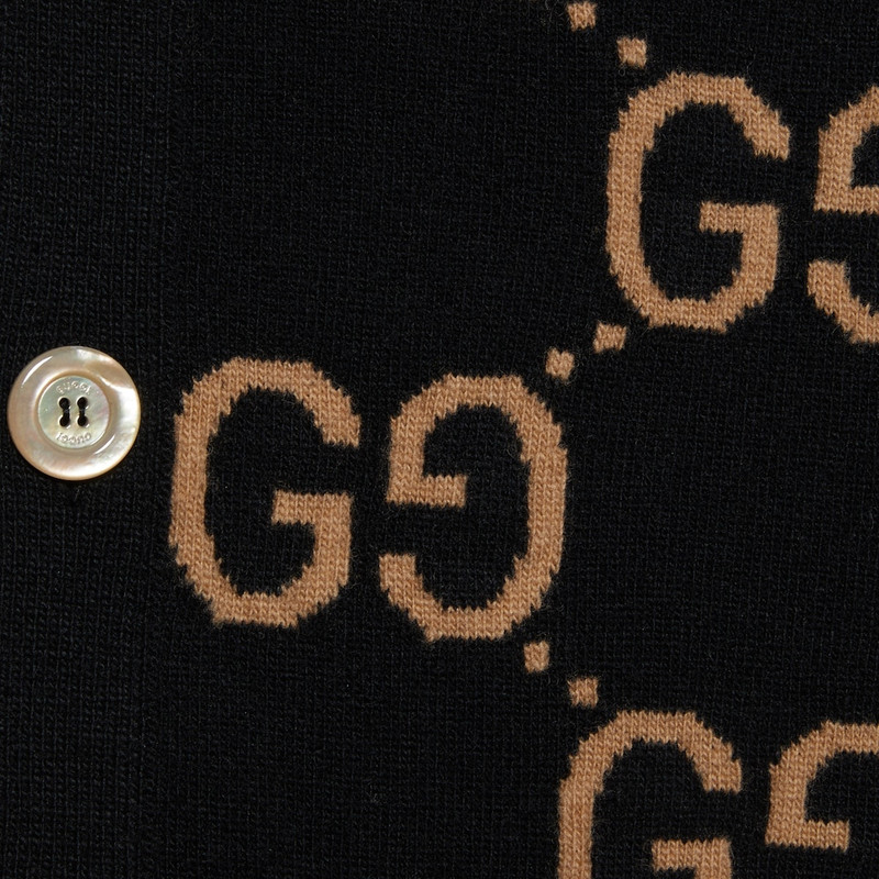 GG wool jacquard cardigan 4