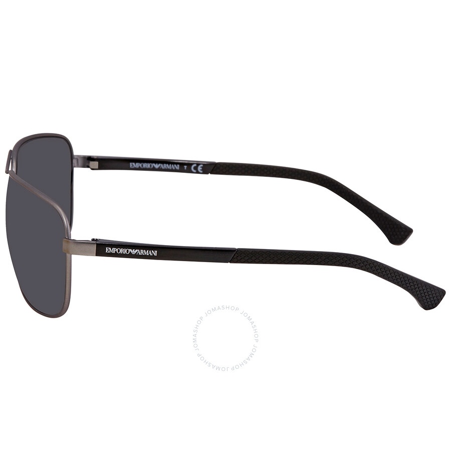 Emporio Armani Grey Navigator Men's Sunglasses EA2033 313087 64 - 3