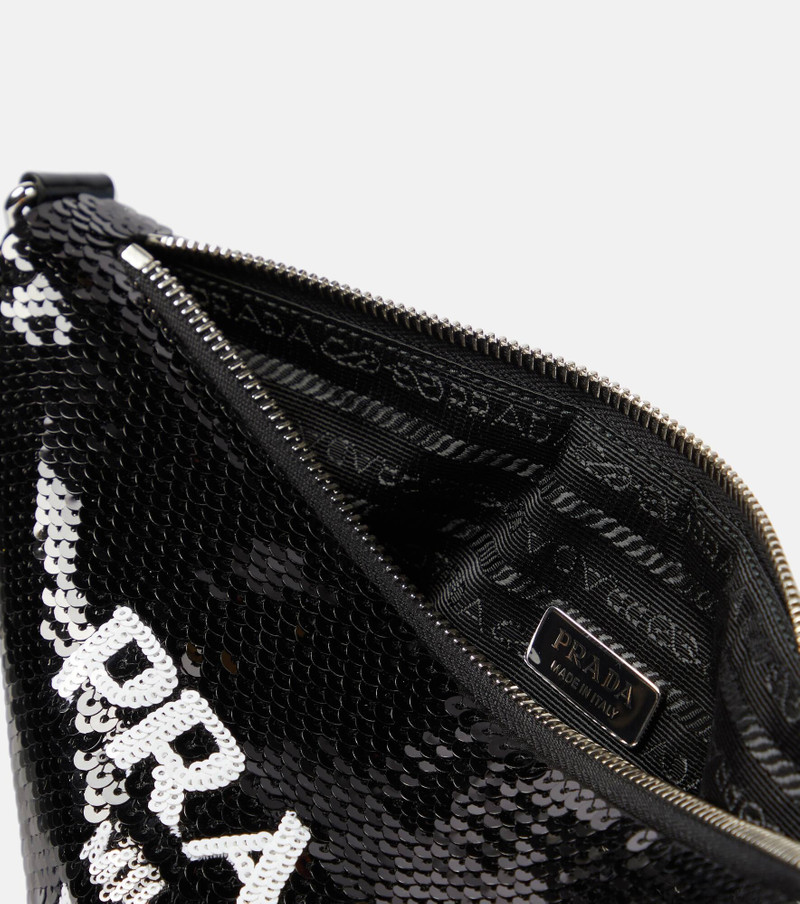 Triangle sequin shoulder bag 3