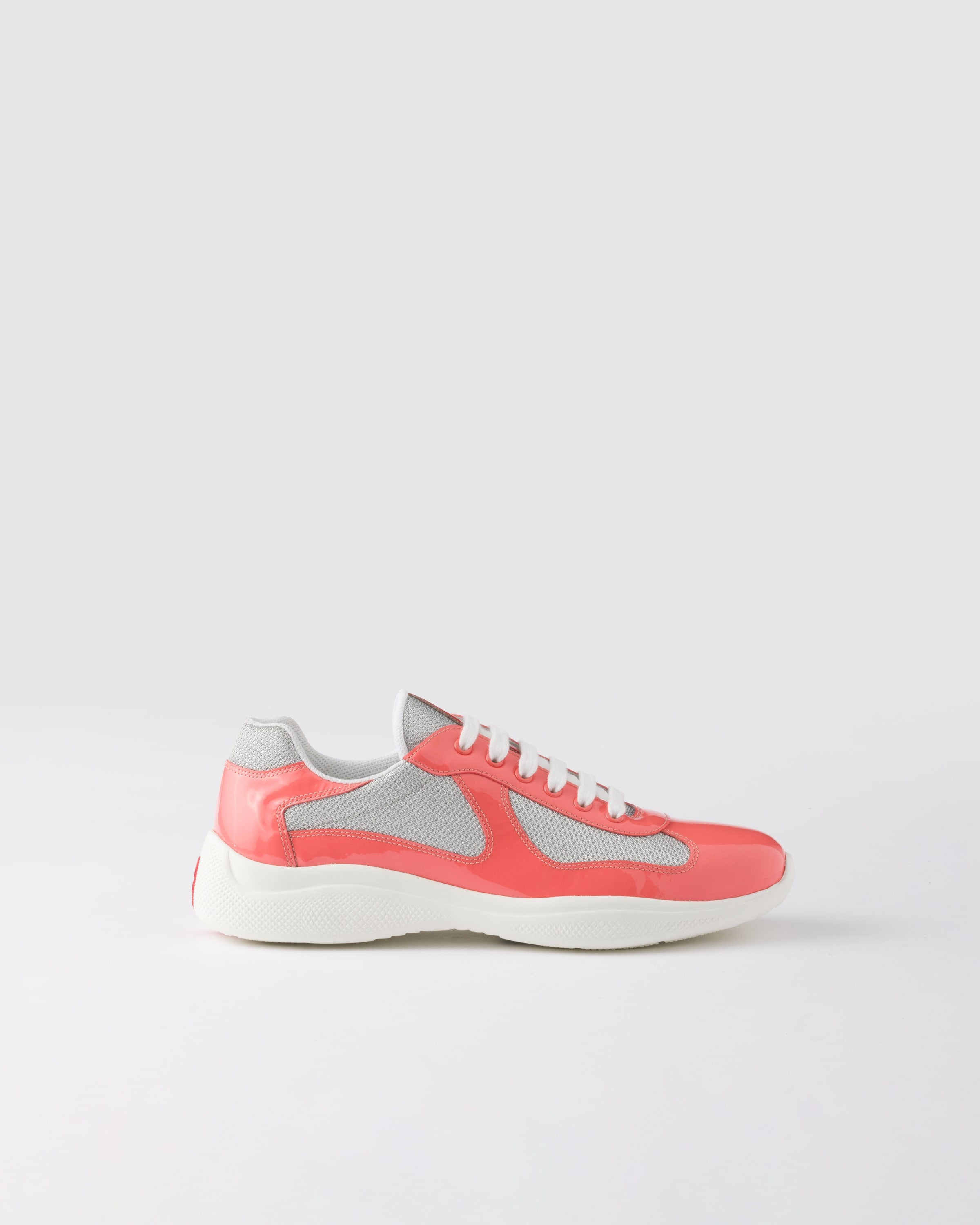 Patent leather and technical fabric Prada America's Cup sneakers - 2