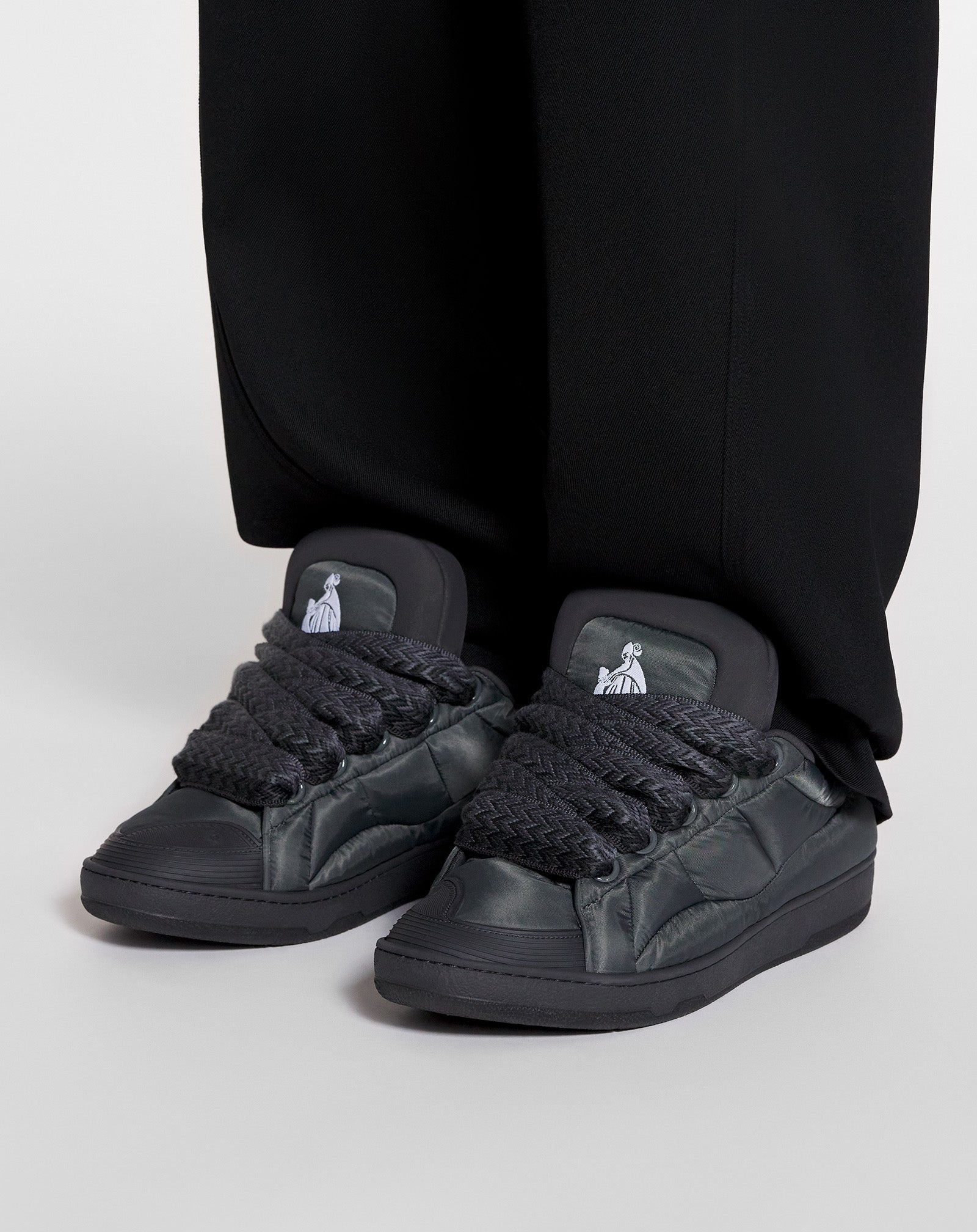 XL NYLON CURB SNEAKERS - 6