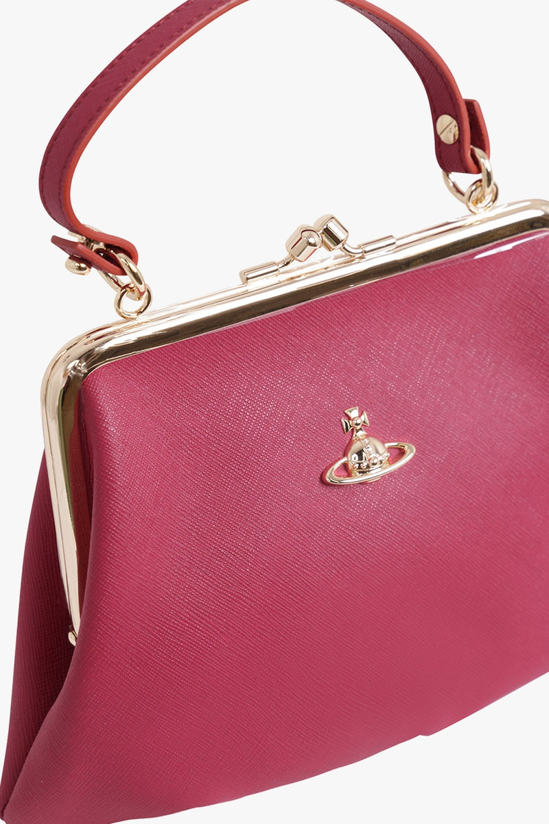 GRANNY SAFFIANO FRAME PURSE | CANDY PINK 4