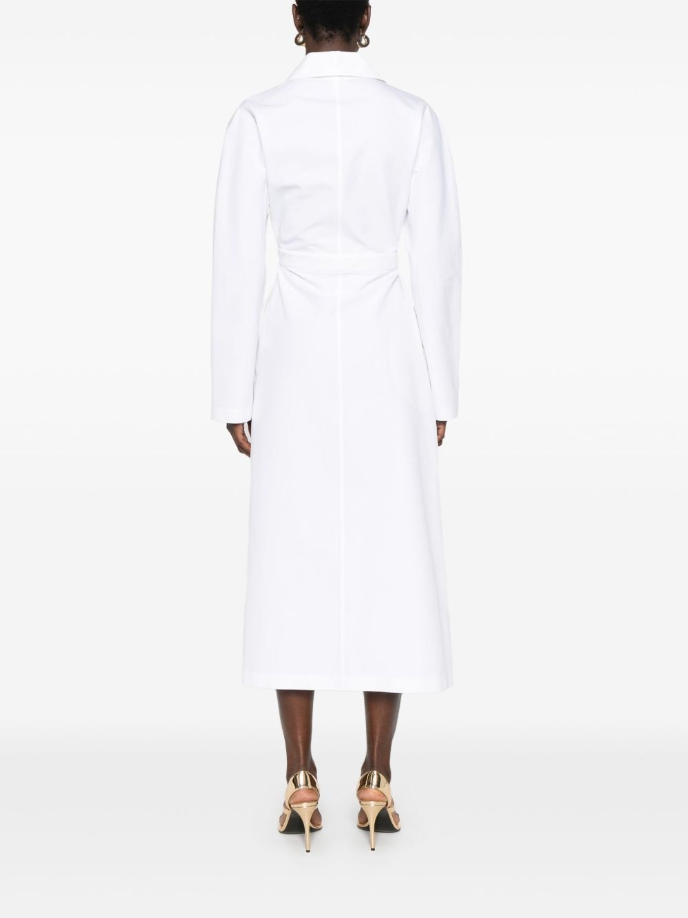 wrap midi dress - 4