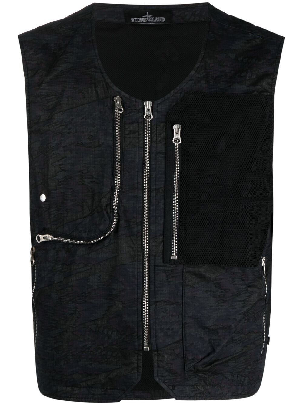 utility-style gilet - 1