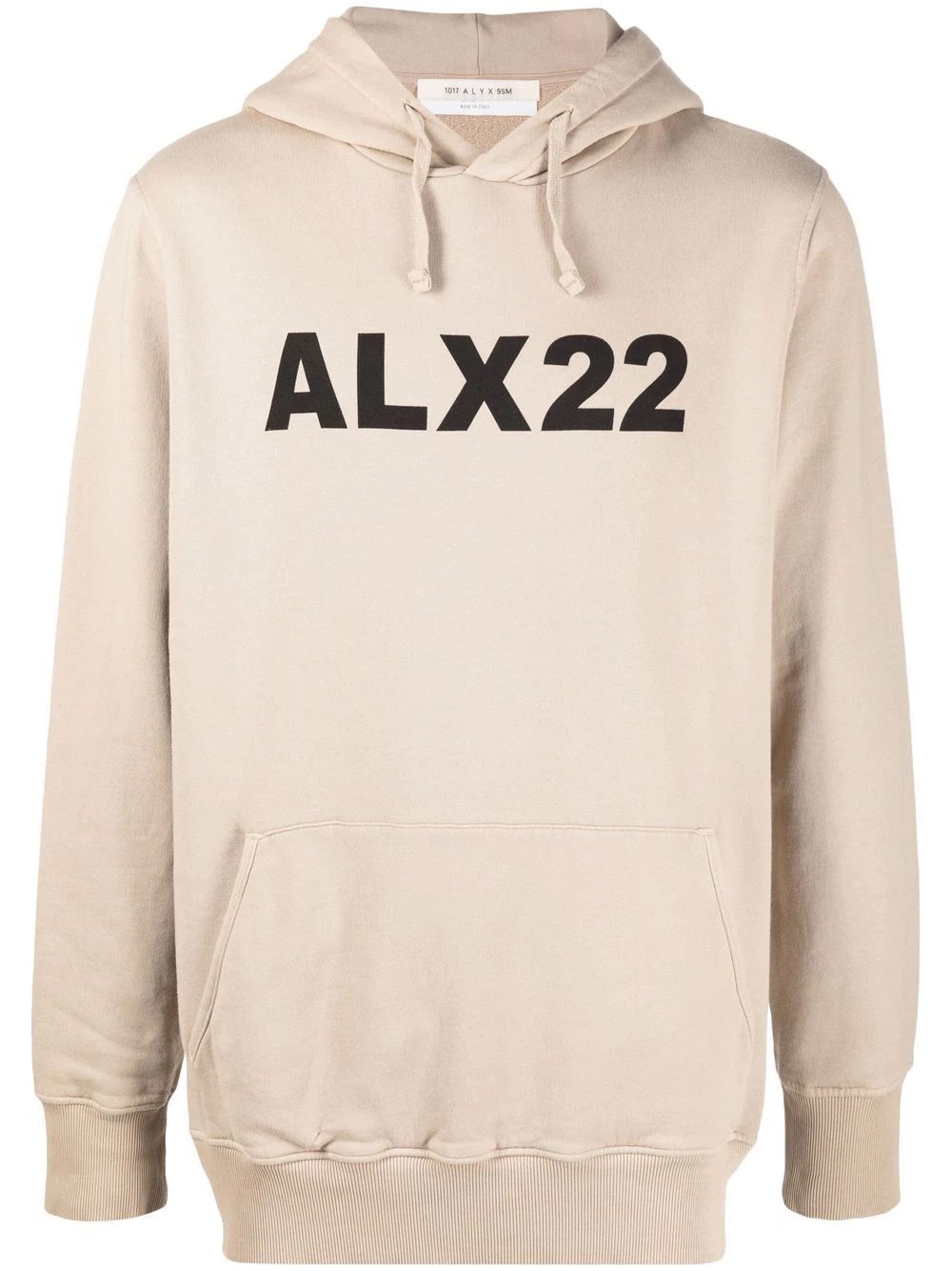 logo-print hoodie - 1