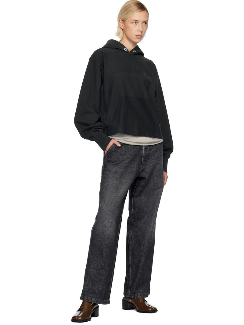 Maison Margiela Black Logo Hoodie outlook