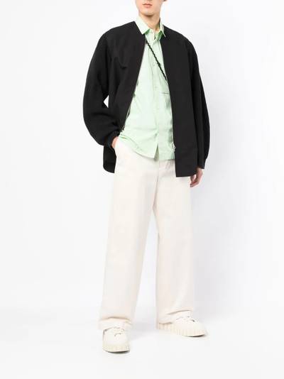 Jil Sander zip-up bomber jacket outlook