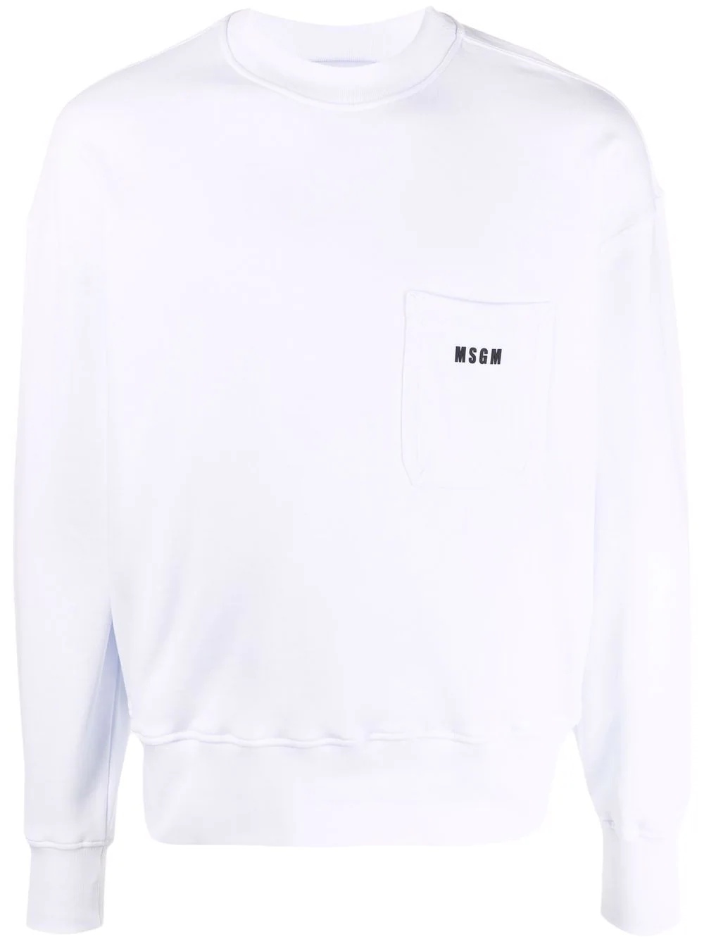 logo pocket sweatshirt - 1