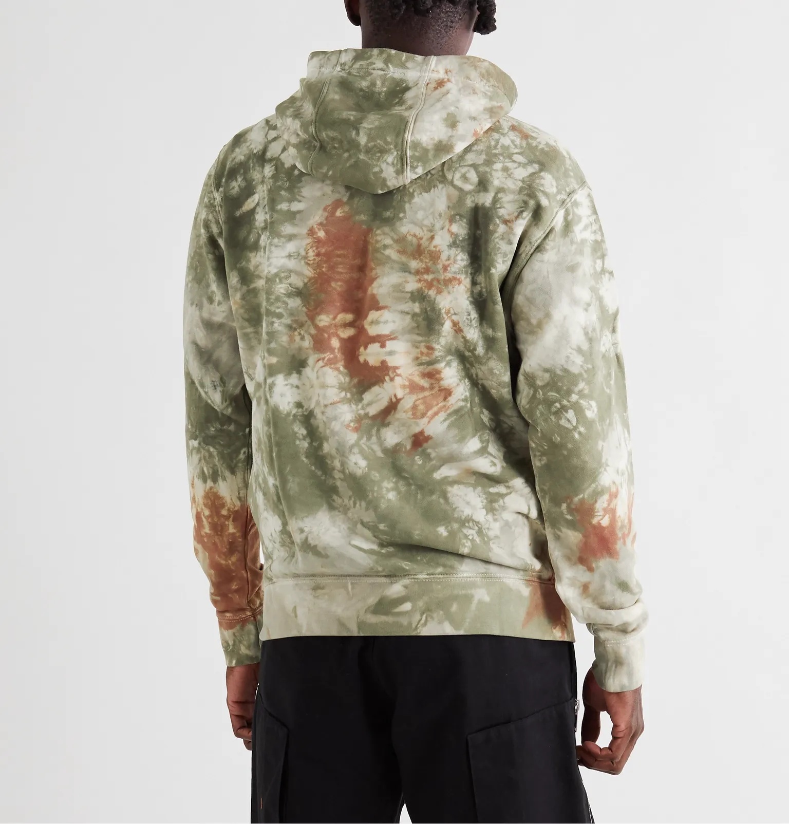 Tie-Dyed Loopback Cotton-Jersey Hoodie - 4