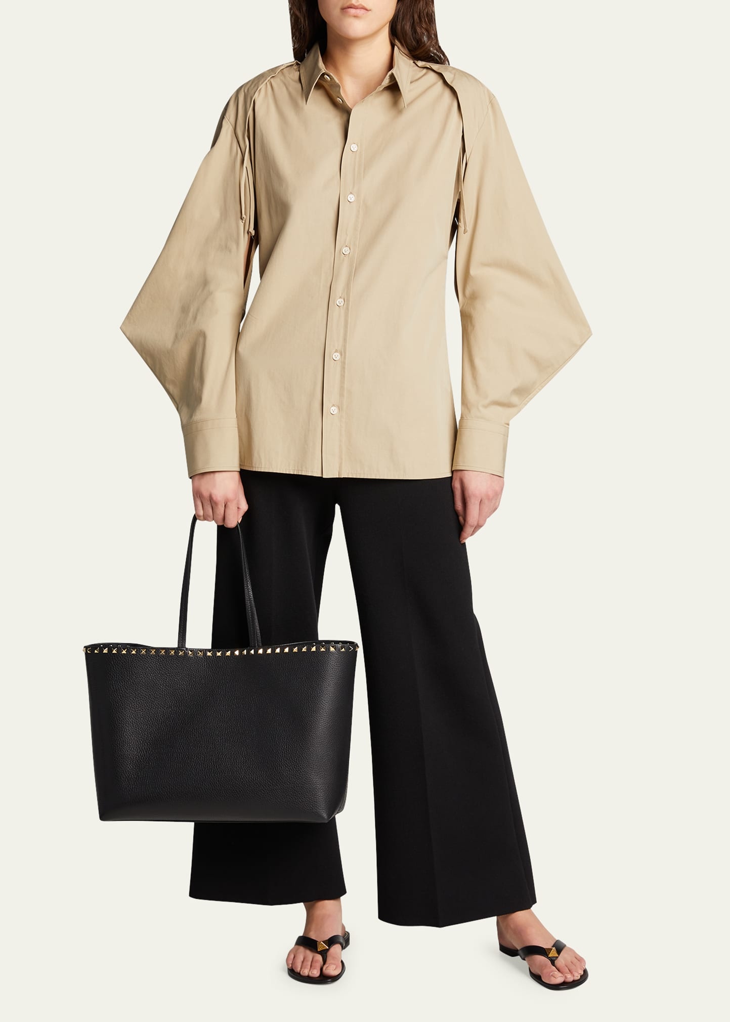 Rockstud Vitello Tote Bag - 6