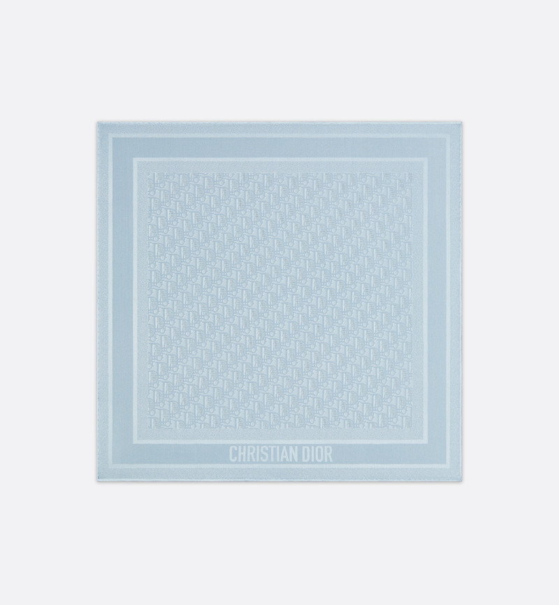 Dior Oblique Natte 70 Square Scarf 1