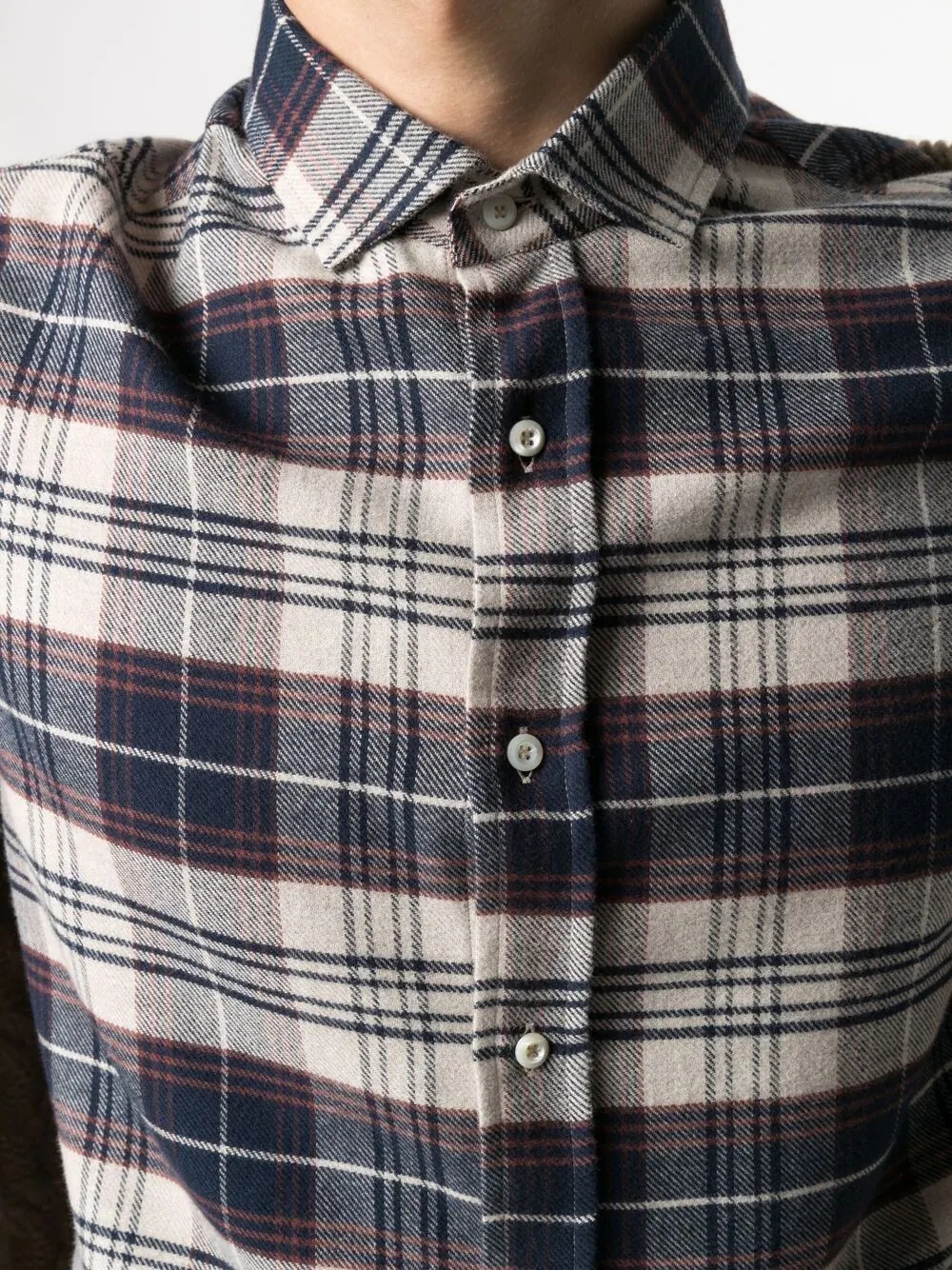 checked cotton shirt - 5